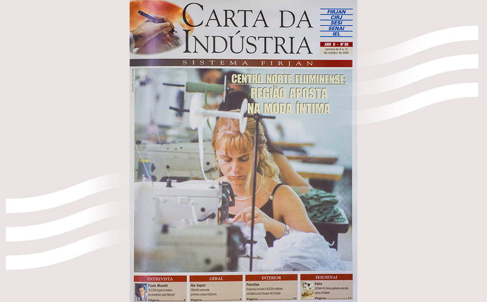 Carta da Indústria (Outubro de 2000). Crédito: Acervo Firjan