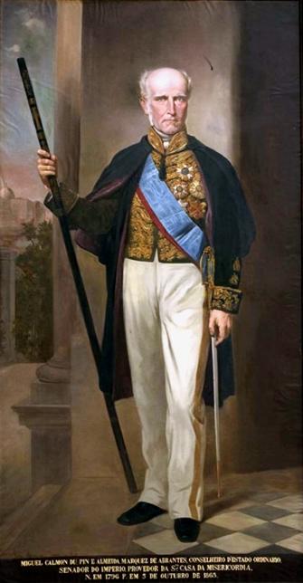 Miguel Calmon du Pin e Almeida, o Marquês de Abrantes em 1866. Crédito: Acervo Firjan