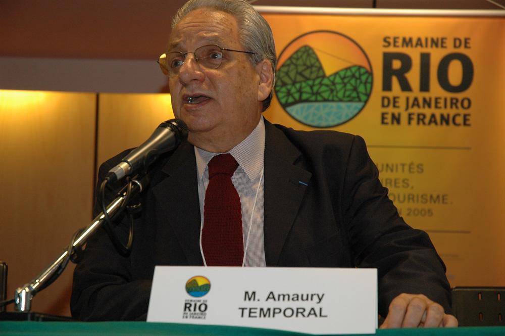 Amaury Temporal participa da Semana do Rio de Janeiro na França em junho de 2005. Crédito: Acervo Firjan