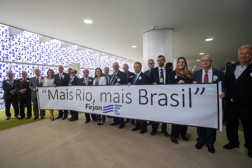 Isaac Platcha em Brasília com caravana da Firjan no dia 28/11/2019. Créditos: Paula Johas/ Acervo Firjan