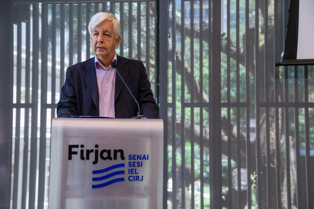 Carlos Fernando Gross na cerimônia do Prêmio Casa Firjan. Créditos: Paula Johas/ Acervo Firjan