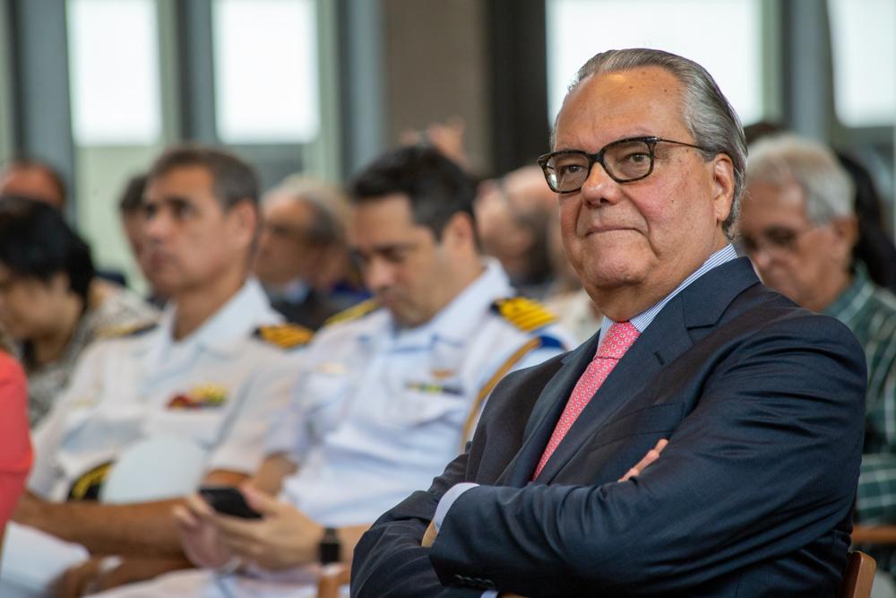 Eduardo Eugenio Gouvêia Vieira no lançamento da Associação do Cluster Naval do Rio de Janeiro em 13/11/2019. Créditos: Paula Johas/ Acervo Firjan 