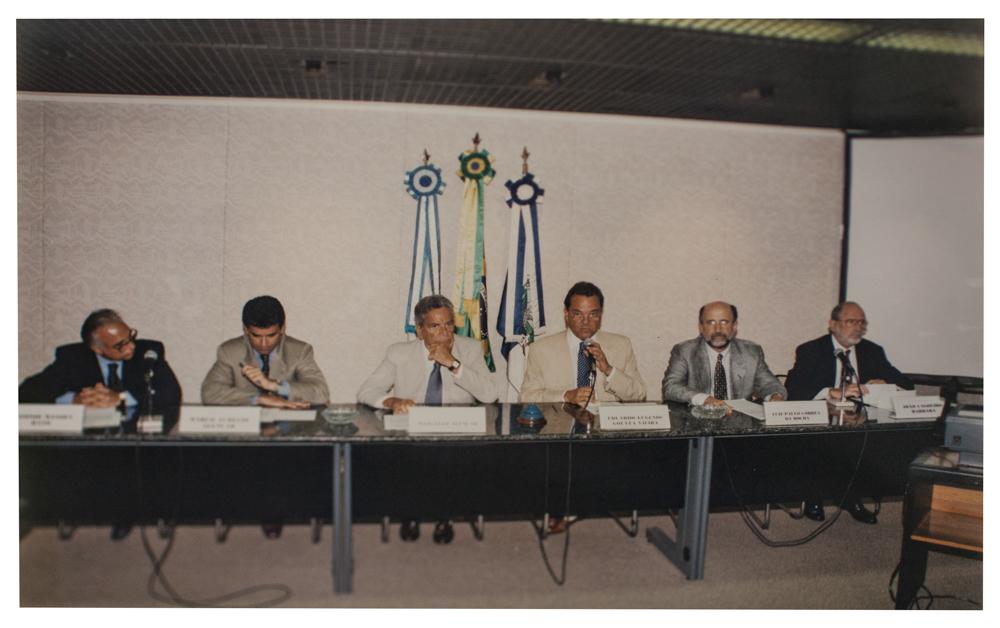 Evento de assinatura do Convênio RJ 109 (Arco Metropolitano). Créditos:Acervo Firjan