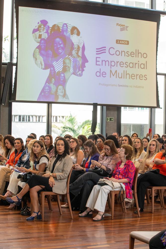 Reunião do Conselho Empresarial de Mulheres no dia 4/09/2024. Créditos: Paula Johas/ Acervo Firjan 