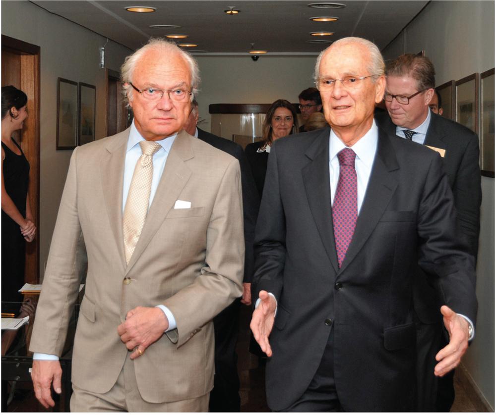 Rei Carl XVI. Crédito: Acervo Firjan